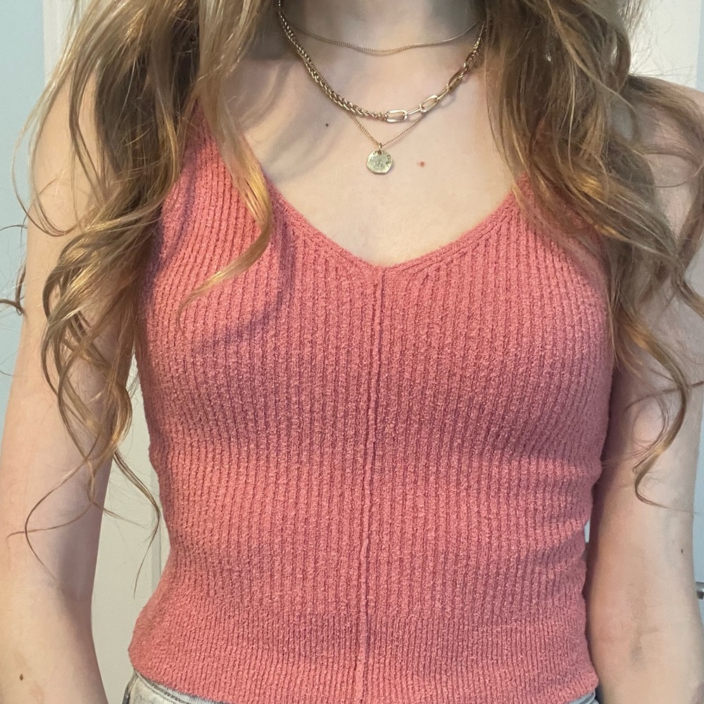 Hot Pink Tank Top Cropped